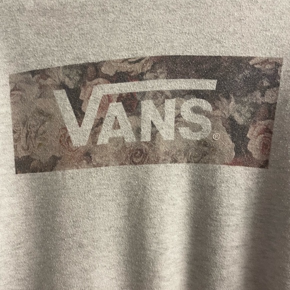 Vans Vintage Y2K 90s Sweatshirt with iconic logo, surrounded by flowers-… - Picture 2 of 6